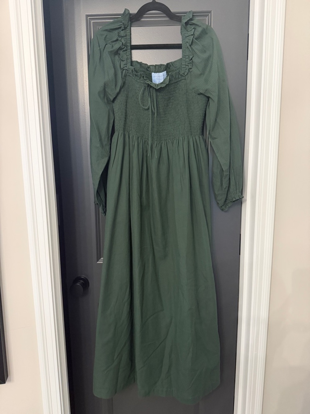 NWT Hill House Home Nap Dress green maxi dress